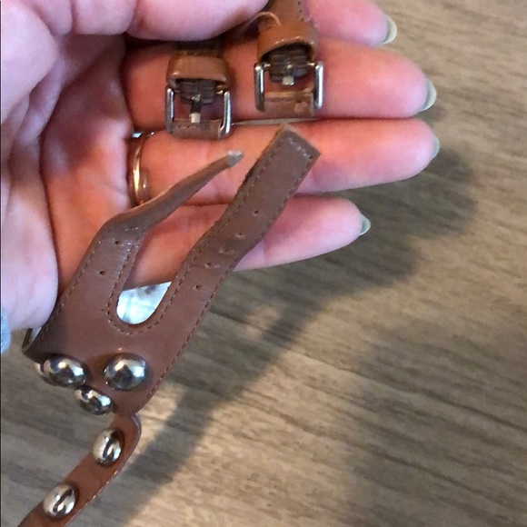 Taupe gladiator studded heels - Picture 7 of 7